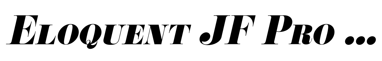 Eloquent JF Pro SmallCaps Italic